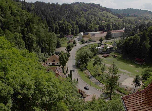 Romanya Bran Castel view